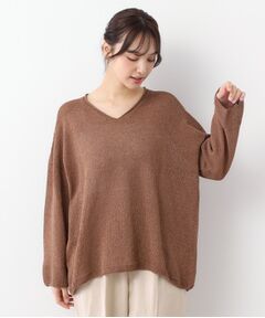 LAURA ASHLEY / ローラ アシュレイ ニット・セーター | 【日本製】ツムギ Vネックプルオーバー