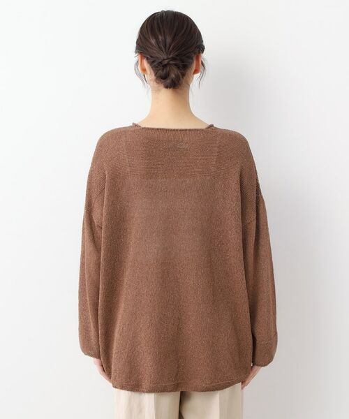 LAURA ASHLEY / ローラ アシュレイ ニット・セーター | 【日本製】ツムギ Vネックプルオーバー | 詳細15