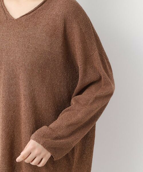 LAURA ASHLEY / ローラ アシュレイ ニット・セーター | 【日本製】ツムギ Vネックプルオーバー | 詳細17