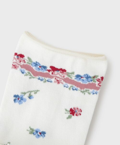 LAURA ASHLEY / ローラ アシュレイ ソックス | 【ギフトにおすすめ！日本製】ウェストウェル バンチ柄 ソックス | 詳細3
