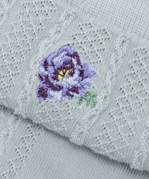LAURA ASHLEY / ローラ アシュレイ ソックス | アルバティーン 刺繍靴下 | 詳細5
