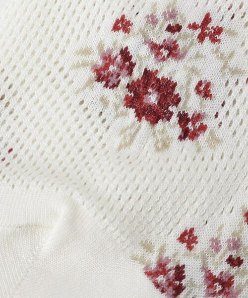 LAURA ASHLEY / ローラ アシュレイ ソックス | ミルナー柄 メッシュ靴下 | 詳細5