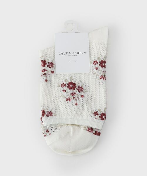 ミルナー柄 メッシュ靴下 （ソックス）｜LAURA ASHLEY / ローラ
