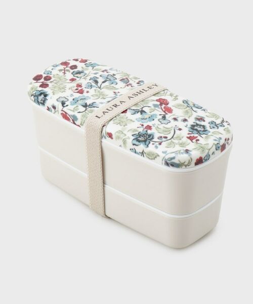 LAURA ASHLEY/ローラ アシュレイ ランチボックス 2段(お箸付き) ブルー(163) 00(FREE) LAURA ASHLEY/ローラ アシュレイ ランチボックス 2段(お箸付き) ブルー(163) 00(FREE)