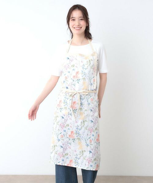 LAURA ASHLEY / ローラ アシュレイ インテリア・生活雑貨・ホビー・ステーショナリー | エルストンガーデン柄 エプロン | 詳細1
