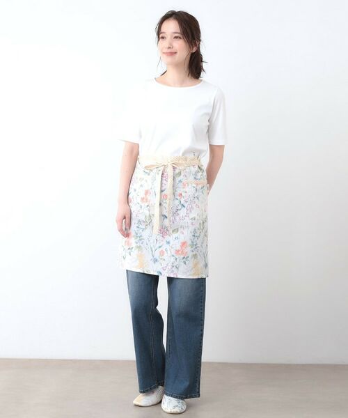 LAURA ASHLEY / ローラ アシュレイ インテリア・生活雑貨・ホビー・ステーショナリー | エルストンガーデン柄 カフェ エプロン | 詳細2
