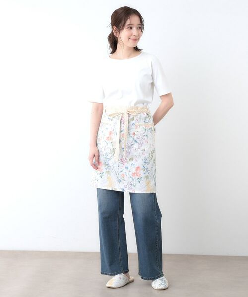LAURA ASHLEY / ローラ アシュレイ インテリア・生活雑貨・ホビー・ステーショナリー | エルストンガーデン柄 カフェ エプロン | 詳細3