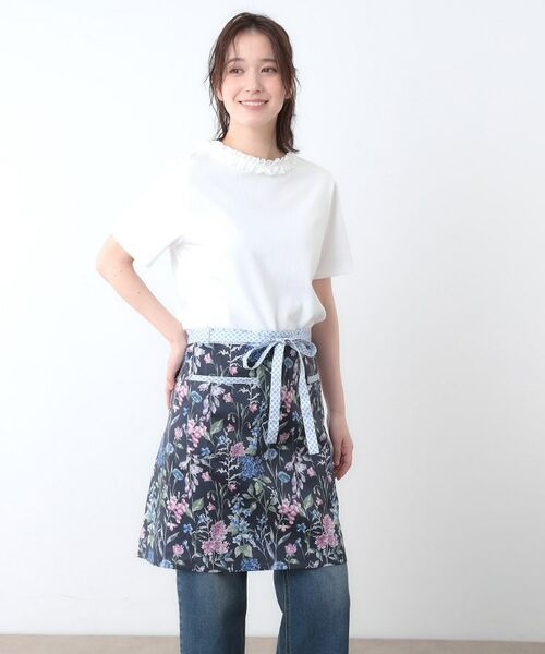 LAURA ASHLEY / ローラ アシュレイ インテリア・生活雑貨・ホビー・ステーショナリー | エルストンガーデン柄 カフェ エプロン | 詳細5