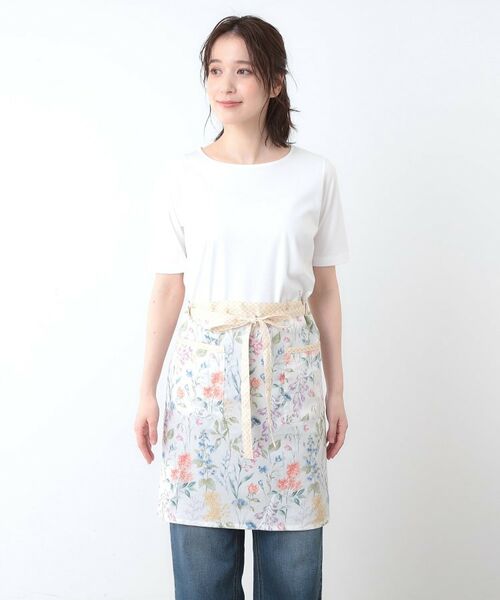 LAURA ASHLEY / ローラ アシュレイ インテリア・生活雑貨・ホビー・ステーショナリー | エルストンガーデン柄 カフェ エプロン | 詳細9