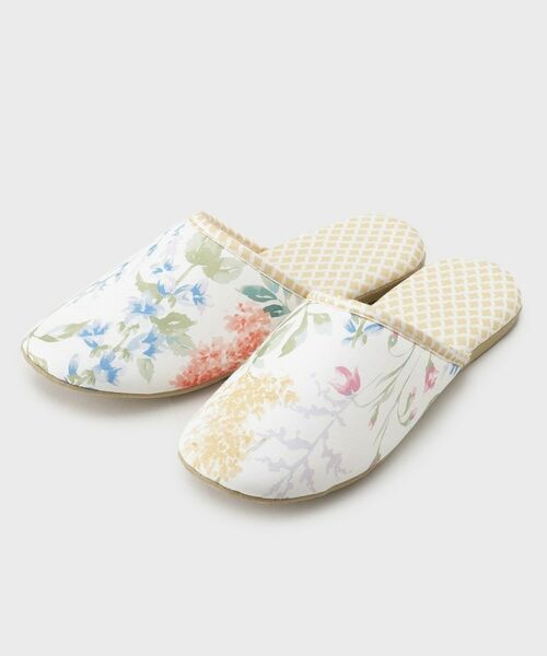 LAURA ASHLEY / ローラ アシュレイ インテリア・インテリア雑貨 | エルストンガーデン柄 スリッパ | 詳細1
