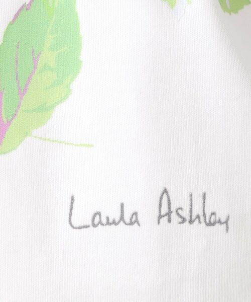 LAURA ASHLEY / ローラ アシュレイ Tシャツ | 【コットン100％／洗える】ハイドランジア柄Tシャツ | 詳細4