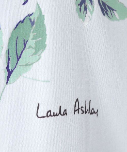 LAURA ASHLEY / ローラ アシュレイ Tシャツ | 【コットン100％／洗える】ハイドランジア柄Tシャツ | 詳細8