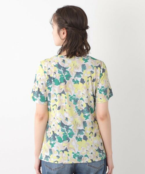 LAURA ASHLEY / ローラ アシュレイ カットソー | 【洗える／ジャージ素材／同柄アイテムあり】オーズビー ハイドランジア柄 プルオーバー | 詳細7