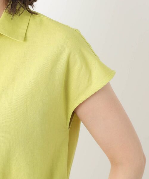 LAURA ASHLEY / ローラ アシュレイ ロング・マキシ丈ワンピース | 【綿麻素材/ペチコート付き】シャツワンピース | 詳細13