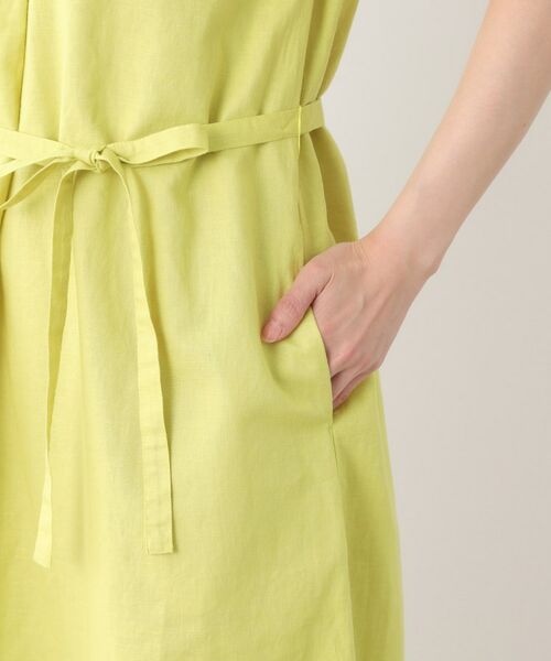 LAURA ASHLEY / ローラ アシュレイ ロング・マキシ丈ワンピース | 【綿麻素材/ペチコート付き】シャツワンピース | 詳細14