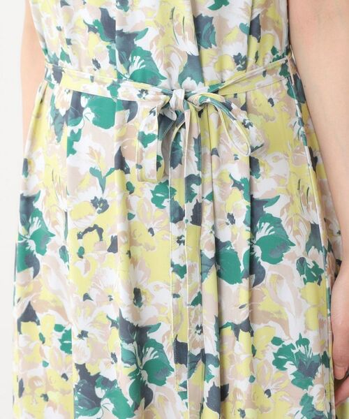 LAURA ASHLEY / ローラ アシュレイ ミニ丈・ひざ丈ワンピース | 【洗える/ジャージ素材/同柄アイテムあり】】オーズビー ハイドランジア柄 ワンピース | 詳細10