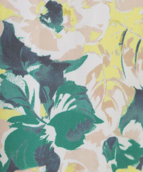 LAURA ASHLEY / ローラ アシュレイ ミニ丈・ひざ丈ワンピース | 【洗える/ジャージ素材/同柄アイテムあり】】オーズビー ハイドランジア柄 ワンピース | 詳細4