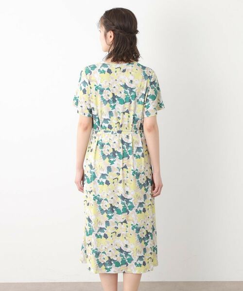 LAURA ASHLEY / ローラ アシュレイ ミニ丈・ひざ丈ワンピース | 【洗える/ジャージ素材/同柄アイテムあり】】オーズビー ハイドランジア柄 ワンピース | 詳細7