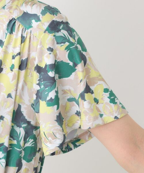 LAURA ASHLEY / ローラ アシュレイ ミニ丈・ひざ丈ワンピース | 【洗える/ジャージ素材/同柄アイテムあり】】オーズビー ハイドランジア柄 ワンピース | 詳細9