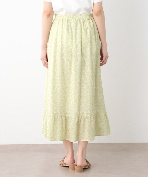 LAURA ASHLEY / ローラ アシュレイ ロング・マキシ丈スカート | 【コットン100％／洗える／同柄アイテムあり】ハーゲート リーブス柄 ティアードスカート | 詳細11