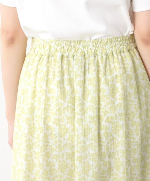 LAURA ASHLEY / ローラ アシュレイ ロング・マキシ丈スカート | 【コットン100％／洗える／同柄アイテムあり】ハーゲート リーブス柄 ティアードスカート | 詳細13