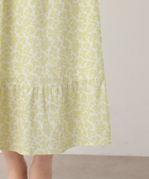 LAURA ASHLEY / ローラ アシュレイ ロング・マキシ丈スカート | 【コットン100％／洗える／同柄アイテムあり】ハーゲート リーブス柄 ティアードスカート | 詳細14