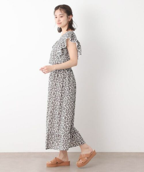 LAURA ASHLEY / ローラ アシュレイ ロング・マキシ丈スカート | 【コットン100％／洗える／同柄アイテムあり】ハーゲート リーブス柄 ティアードスカート | 詳細7