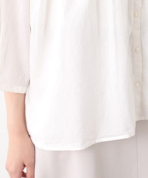 LAURA ASHLEY / ローラ アシュレイ シャツ・ブラウス | 【七分袖／コットン100％／洗える】リバーレースブラウス | 詳細15