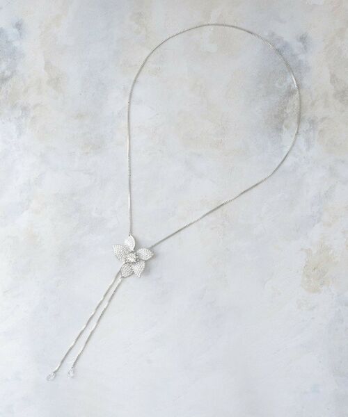 LAURA ASHLEY / ローラ アシュレイ ネックレス・ペンダント・チョーカー | 【長さ調節可】フラワースライダーネックレス | 詳細2