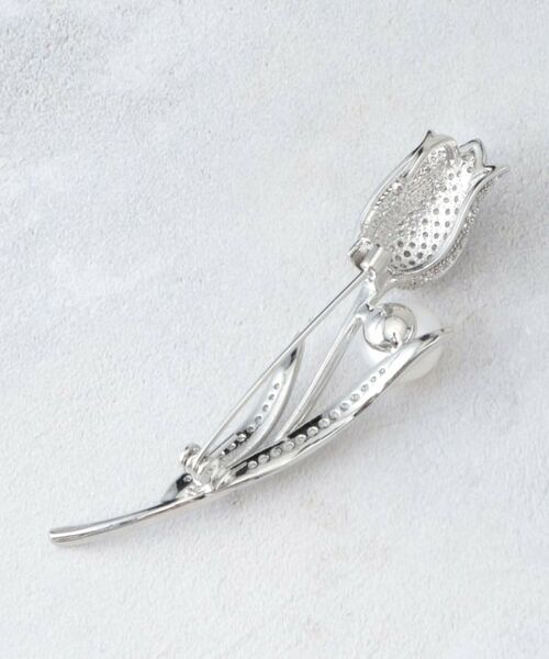 LAURA ASHLEY / ローラ アシュレイ ブローチ・コサージュ | 【淡水パール／ストーン】チューリップブローチ | 詳細2