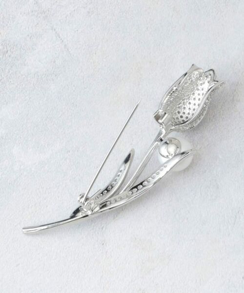 LAURA ASHLEY / ローラ アシュレイ ブローチ・コサージュ | 【淡水パール／ストーン】チューリップブローチ | 詳細3