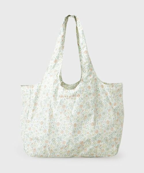 LAURA ASHLEY / ローラ アシュレイ エコバッグ | シェルストン柄 レインパッカブルトートバッグ(イエロー(164))