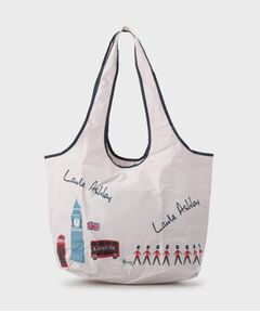 LAURA ASHLEY / ローラ アシュレイ エコバッグ | 【STORY掲載！】ロンドン柄 レインパッカブルトートバッグ