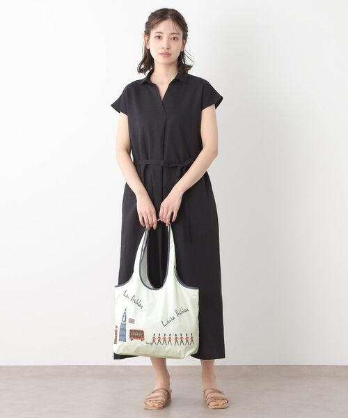 LAURA ASHLEY / ローラ アシュレイ エコバッグ | ロンドン柄 レインパッカブルトートバッグ | 詳細10