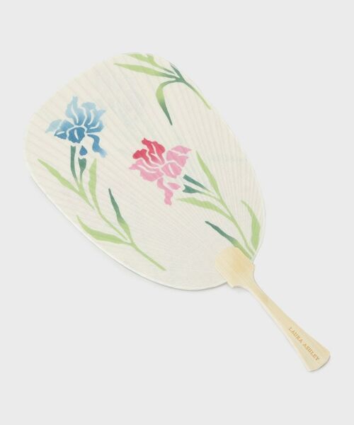 LAURA ASHLEY / ローラ アシュレイ その他小物 | ホーリングアイリス柄 手ぬぐいうちわ | 詳細1