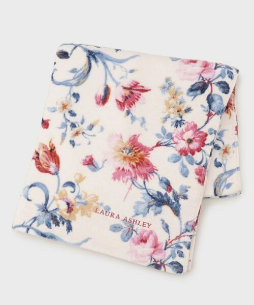 LAURA ASHLEY / ローラ アシュレイ バスグッズ | ローザリンド柄 シャーリングプリント バスタオル | 詳細1