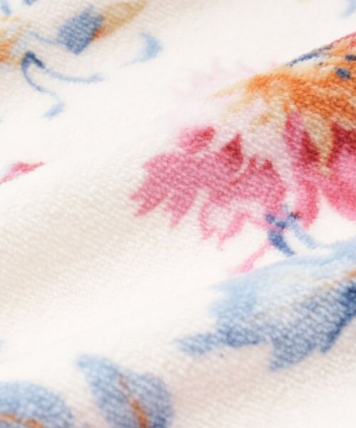 LAURA ASHLEY / ローラ アシュレイ バスグッズ | ローザリンド柄 シャーリングプリント フェイスタオル | 詳細3