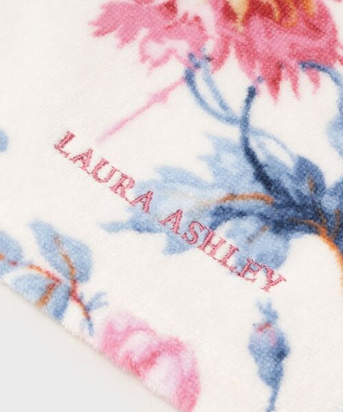 LAURA ASHLEY / ローラ アシュレイ バスグッズ | ローザリンド柄 シャーリングプリント フェイスタオル | 詳細4