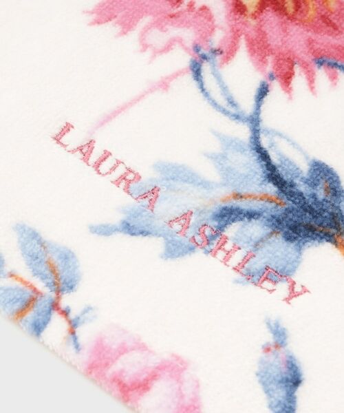 LAURA ASHLEY / ローラ アシュレイ バスグッズ | ローザリンド柄 シャーリングプリント ウォッシュタオル | 詳細4