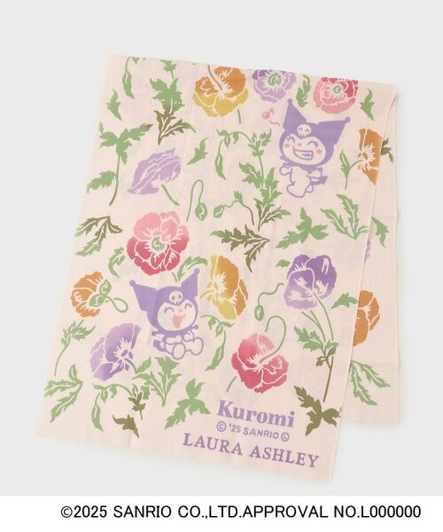 LAURA ASHLEY / ローラ アシュレイ ハンカチ | 【サンリオキャラクターズ×LAURA ASHLEY】 日本製 クロミ×フレッシュフォード 注染手ぬぐい | 詳細1