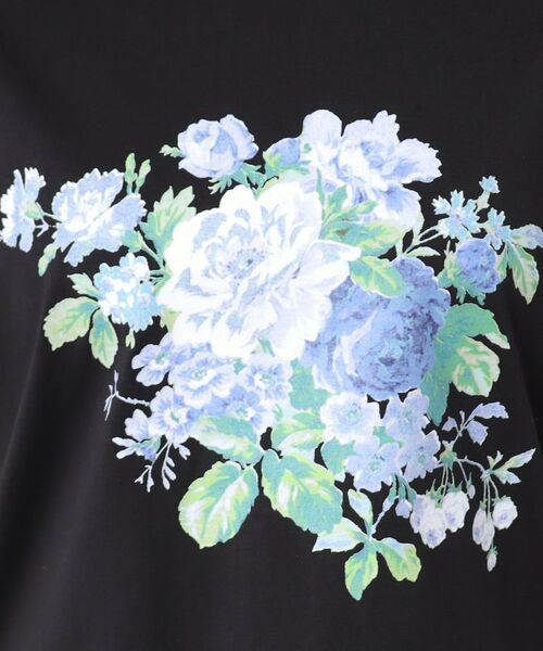LAURA ASHLEY / ローラ アシュレイ Tシャツ | 【接触冷感/UVカット／コットン100％】ストウ柄 Tシャツ | 詳細12