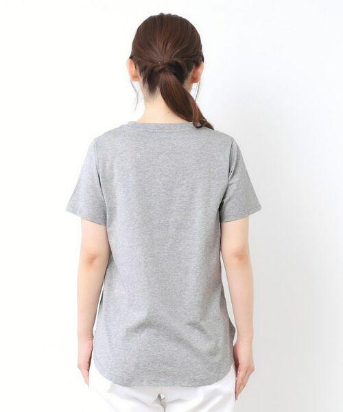 LAURA ASHLEY / ローラ アシュレイ Tシャツ | 【接触冷感/UVカット／コットン100％】ストウ柄 Tシャツ | 詳細15