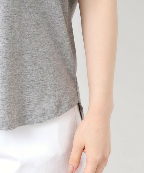 LAURA ASHLEY / ローラ アシュレイ Tシャツ | 【接触冷感/UVカット／コットン100％】ストウ柄 Tシャツ | 詳細18