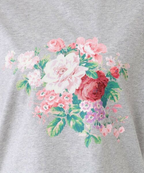 LAURA ASHLEY / ローラ アシュレイ Tシャツ | 【接触冷感/UVカット／コットン100％】ストウ柄 Tシャツ | 詳細8