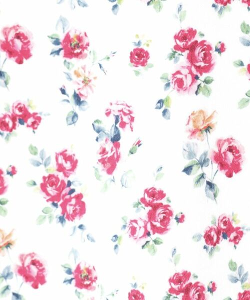 LAURA ASHLEY / ローラ アシュレイ カットソー | 【接触冷感/コットン100％】アルバティーン柄 Tシャツ | 詳細4