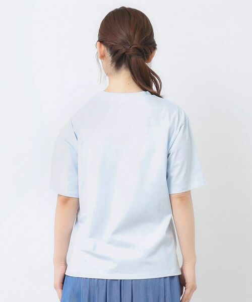 LAURA ASHLEY / ローラ アシュレイ カットソー | 【接触冷感/UVカット／コットン100％】レモン グローブ柄 Tシャツ | 詳細11