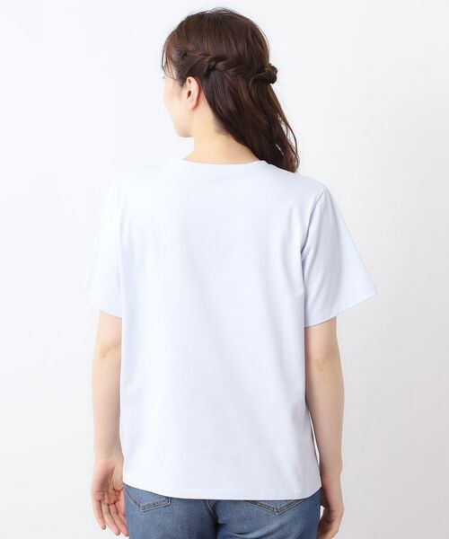 LAURA ASHLEY / ローラ アシュレイ Tシャツ | 【日本製】フローラルクラウン ロゴTシャツ | 詳細15