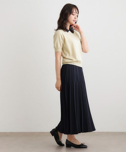 LAURA ASHLEY / ローラ アシュレイ ニット・セーター | 【UVカット/洗える】衿付きサマーニット | 詳細11