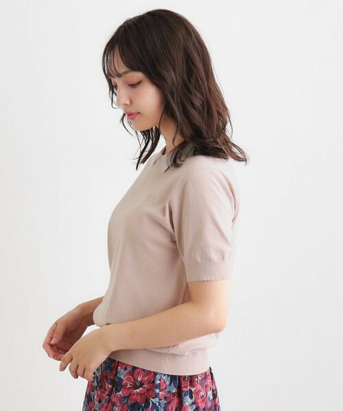 LAURA ASHLEY / ローラ アシュレイ ニット・セーター | 【UVカット/洗える】衿付きサマーニット | 詳細13