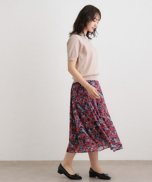 LAURA ASHLEY / ローラ アシュレイ ニット・セーター | 【UVカット/洗える】衿付きサマーニット | 詳細15